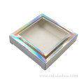 holographic paper lash boxes square false eyelash case